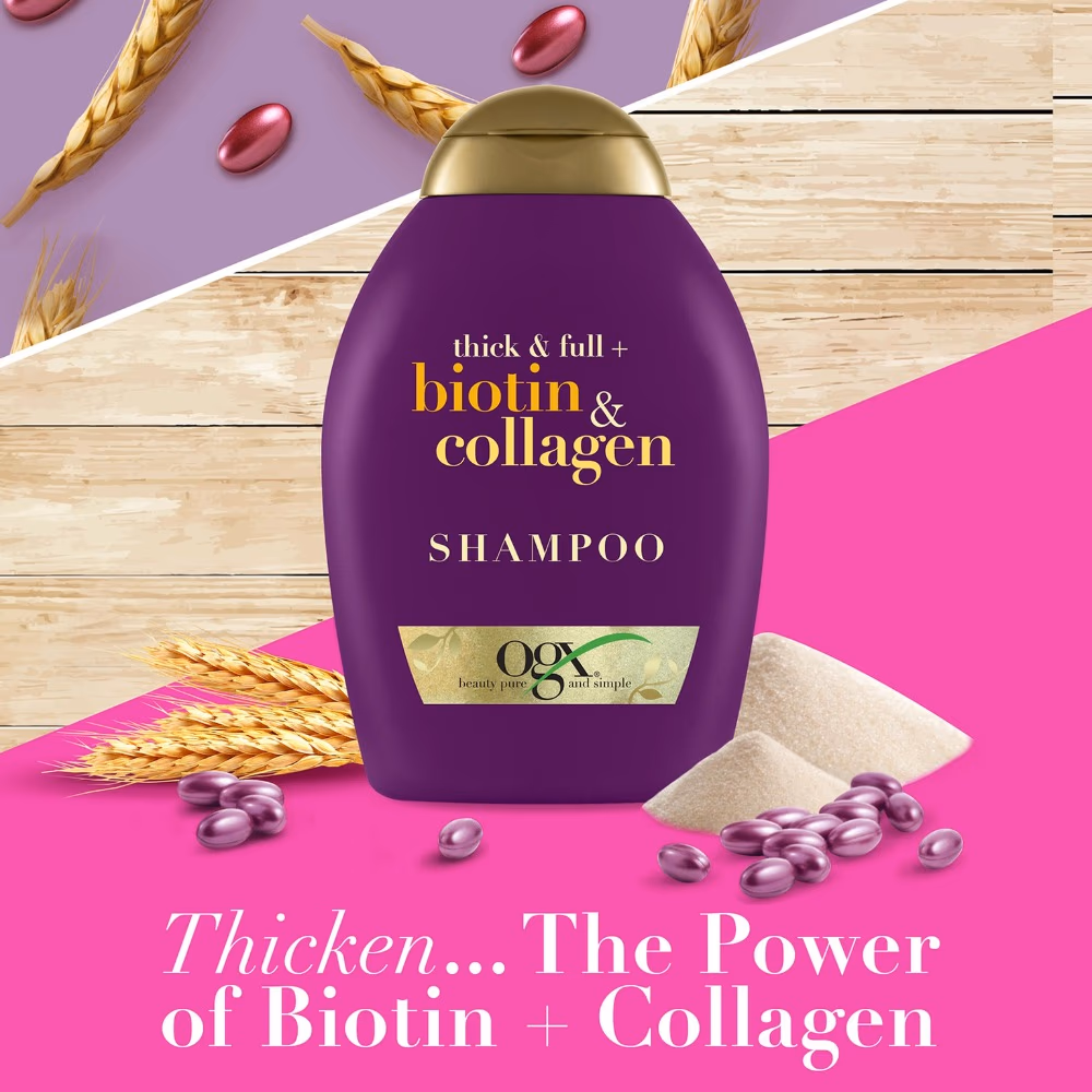 OGX Biotin And Collagen Shampoo 385ml 2