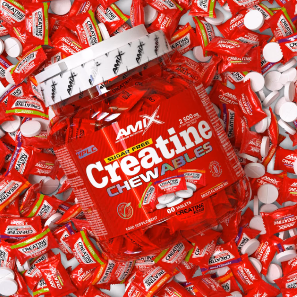 Amix Creatine Creapure 2500mg Sugar-Free Chewable 60 Tablets  2