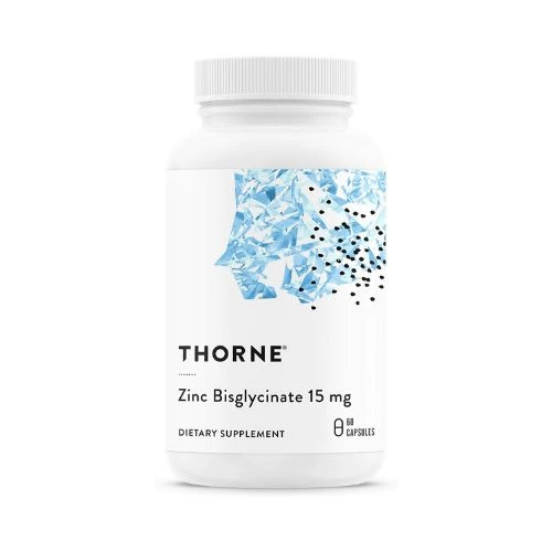 Thorne Zinc Bisglycinate 15mg 60 Capsules 1