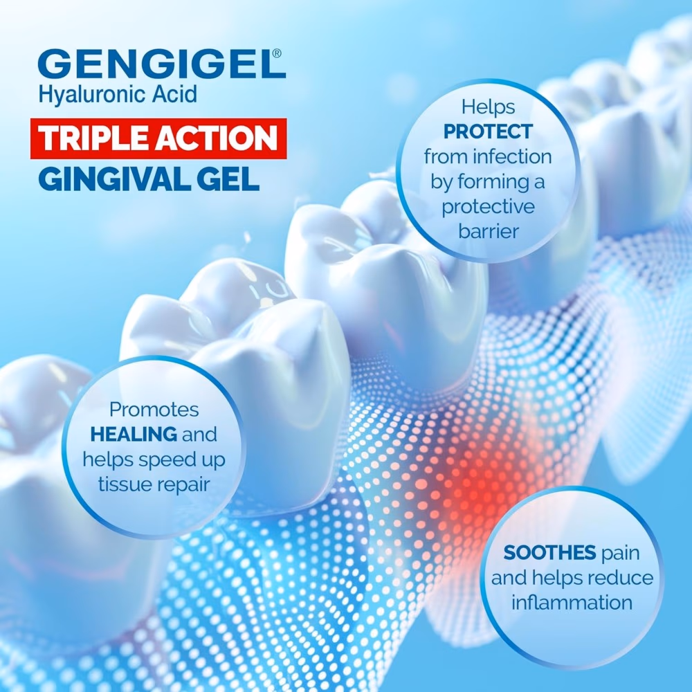 Gengigel Hyaluronic Acid 0.2% Gel 20 ml 4