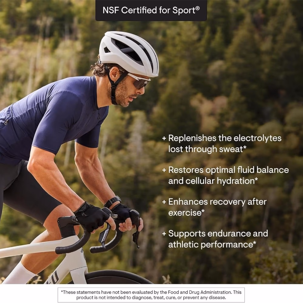 Thorne Daily Electrolytes 30 Stick Packs – Watermelon | NSF Certified for Sport Hydration Mix 4