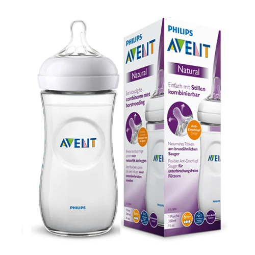 Philips Avent Natural Feeding Bottle 6m+ 330ml SCF 036,17 1