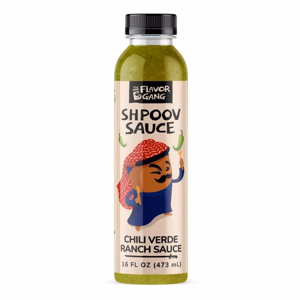 The Flavor Gang Shpoov Chili Verde Ranch Sauce 473ml 1