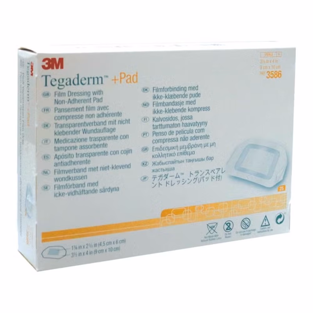 3M Tegaderm Pad 25s 3586 9x10cm