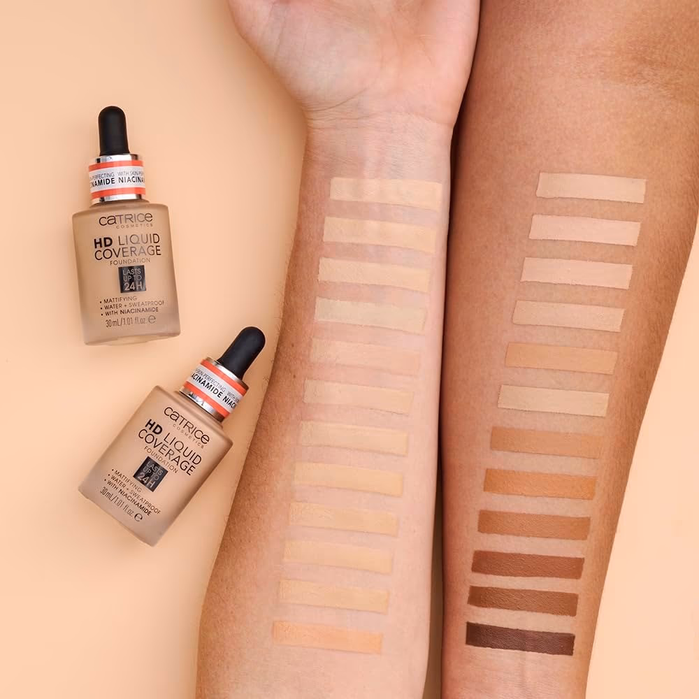 Catrice 036 HD Liquid Foundation Hazelnut Beige 30ml  4
