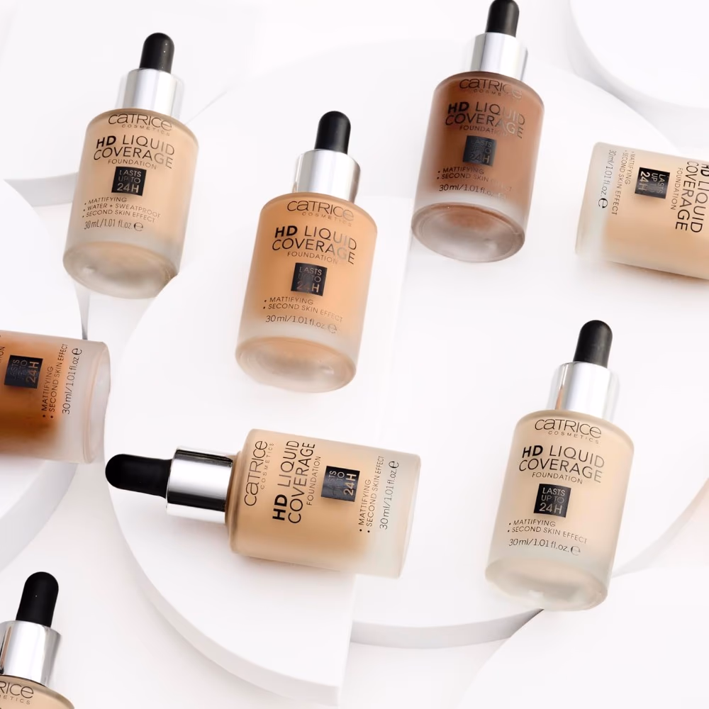 Catrice 040 HD Liquid Foundation Warm Beige 30ml  5