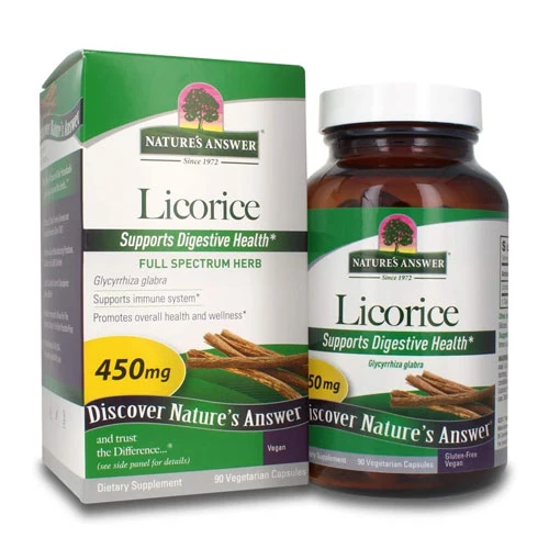 Natures Answer Licorice Root 450mg-90 Capsules 1