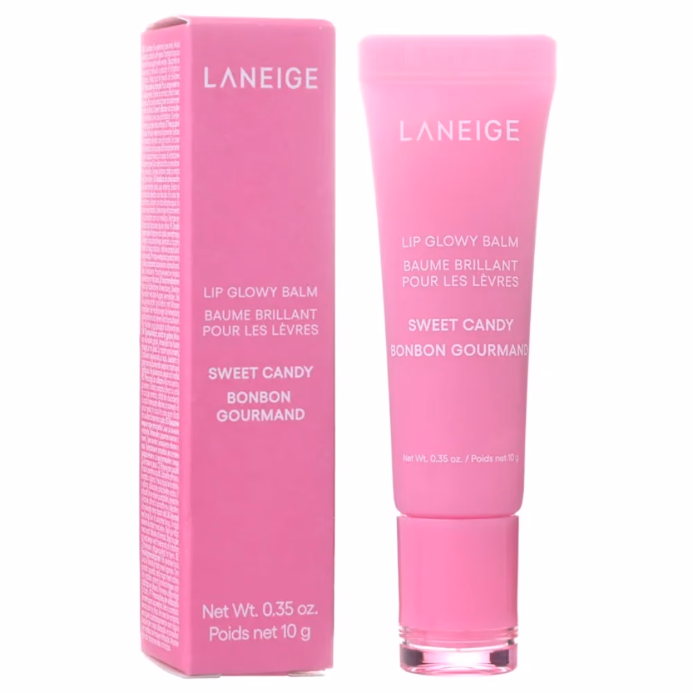 Laneige Lip Glowy Balm Sweet Candy Hydrating Lip Balm with Shea Butter and Murumuru Seed Butter 10g