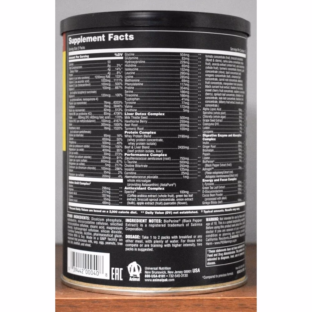 Universal Animal Pak Ultimate Packs -30 Pills 2