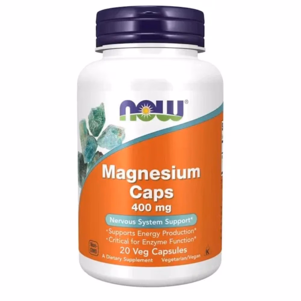 Now Magnesium 400mg- 20 Capsules  1
