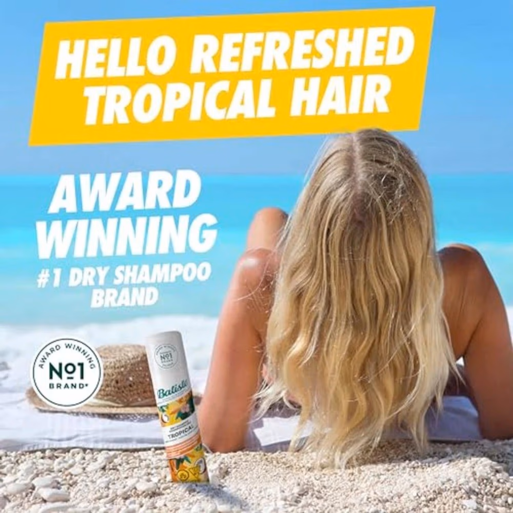 Batiste Dry Shampoo Tropical 400ml 2
