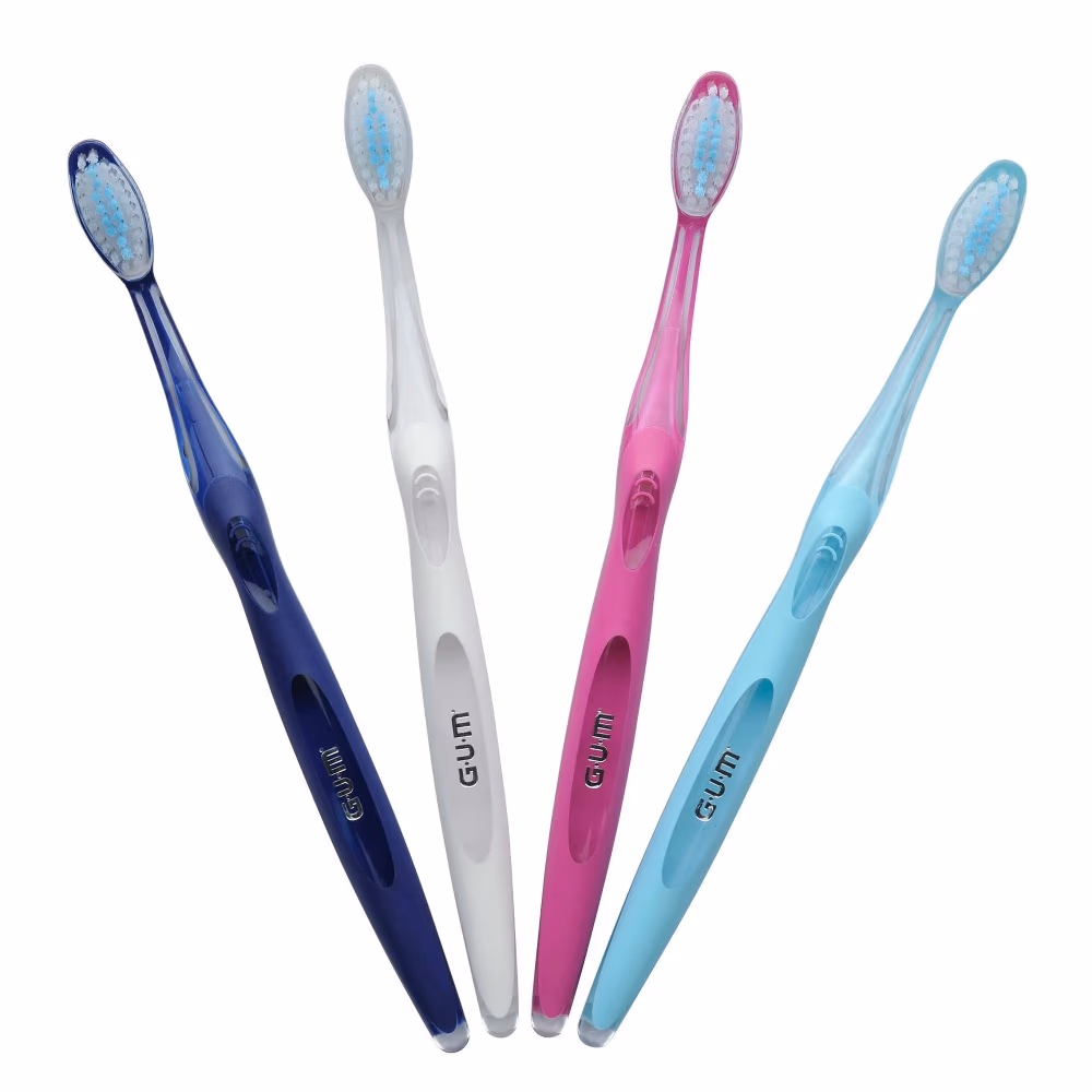 GUM Original White Toothbrush (563) Medium - Assorted Color 4