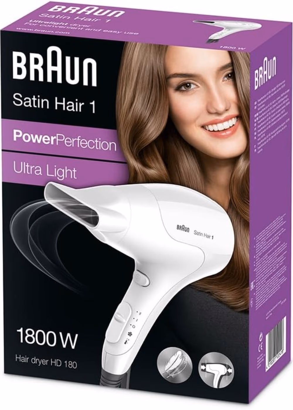 Braun Satin Hair 1 HD 180 Hair Dryer 4