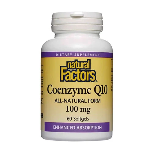 Natural Factors Coenzyme Q10 100 mg 60 Softgels
