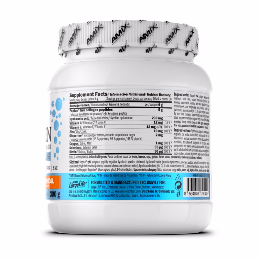 AMIX Collagen Powder Marine Tropical 300g 4