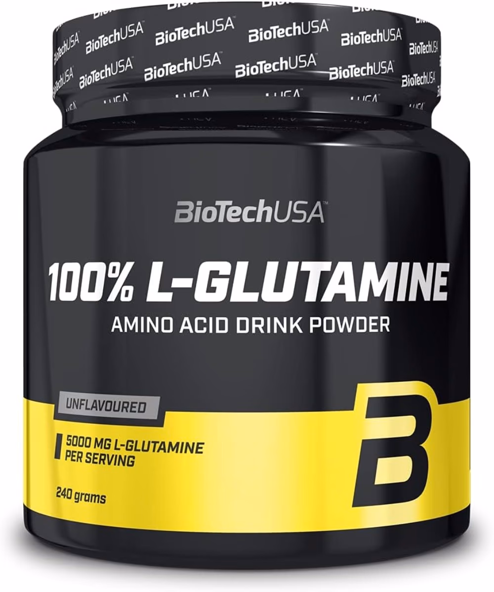 BioTech USA 100% L-Glutamine Powder 240G