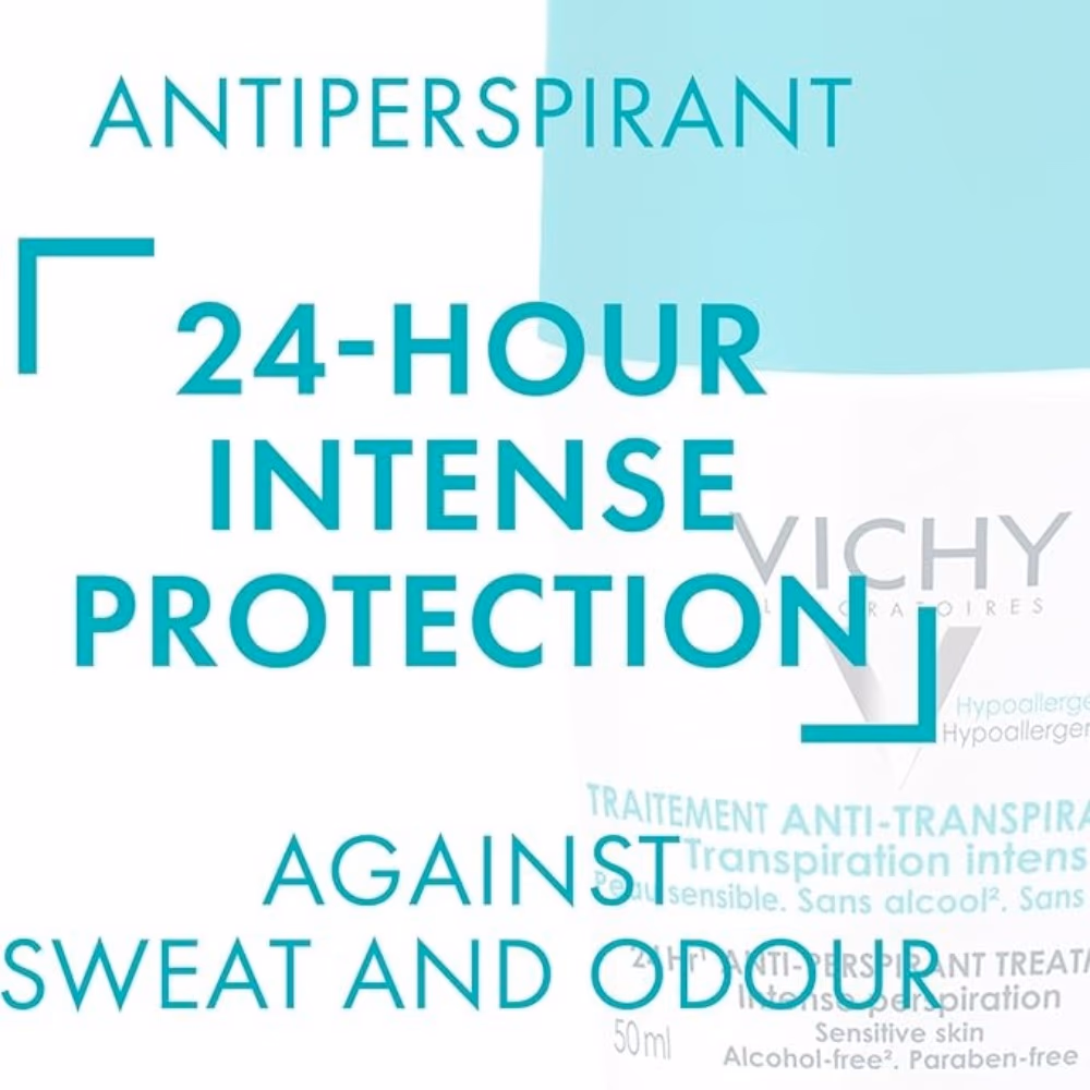 Vichy Deodorant Anti Perspirant Treatment 48 Hours Roll On 50 Ml 2