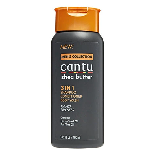 Cantu 3 in 1 Shampoo Conditioner Body Wash for Men 400ml 1