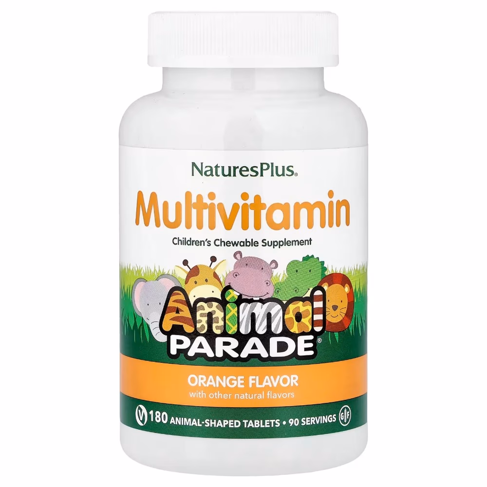 NaturesPlus Animal Parade Multivitamin 180 Tabs Orange