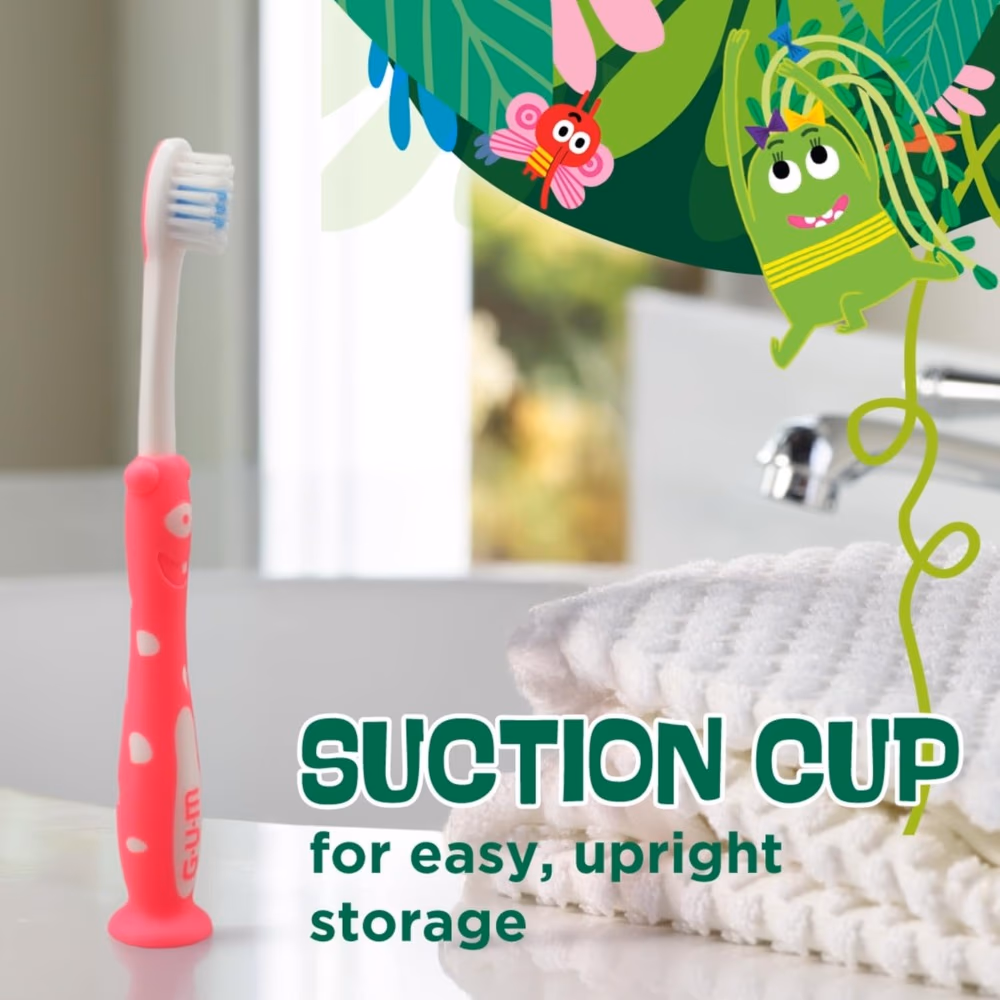 GUM Kids Toothbrush for 3-6 Years (901) Soft - Assorted Color 4