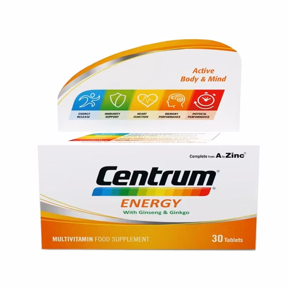 Centrum Energy Tabs 100 Tablets