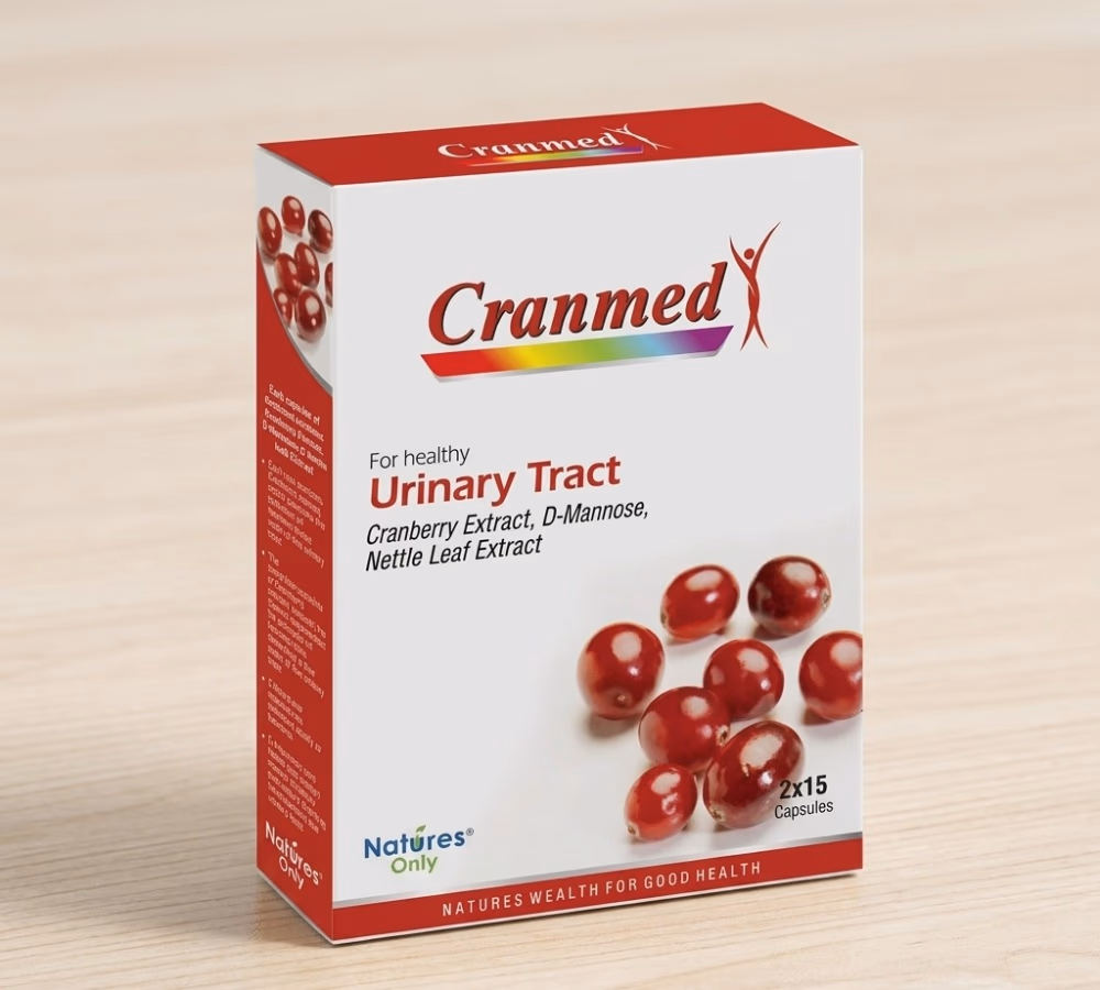 Cranmed – Natural Support for Urinary Health (30 Caps) 1