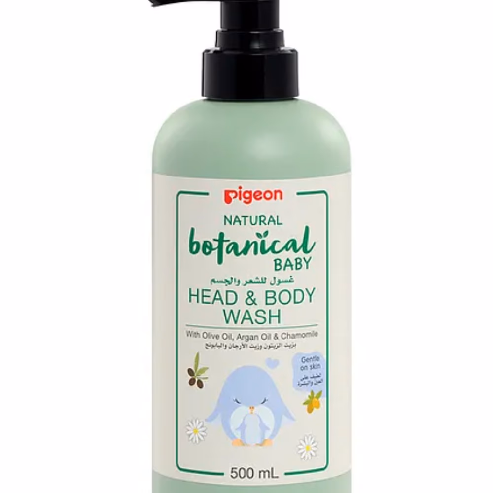 Pigeon Botanical Baby Head & Body Wash 500ML 3