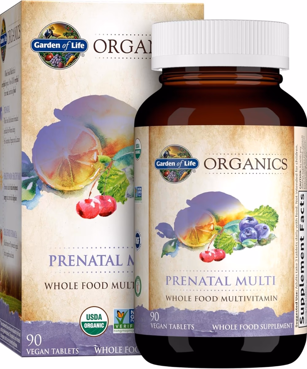 Garden of Life MyKind Prenatal Multi 90 Veg Tabs 1