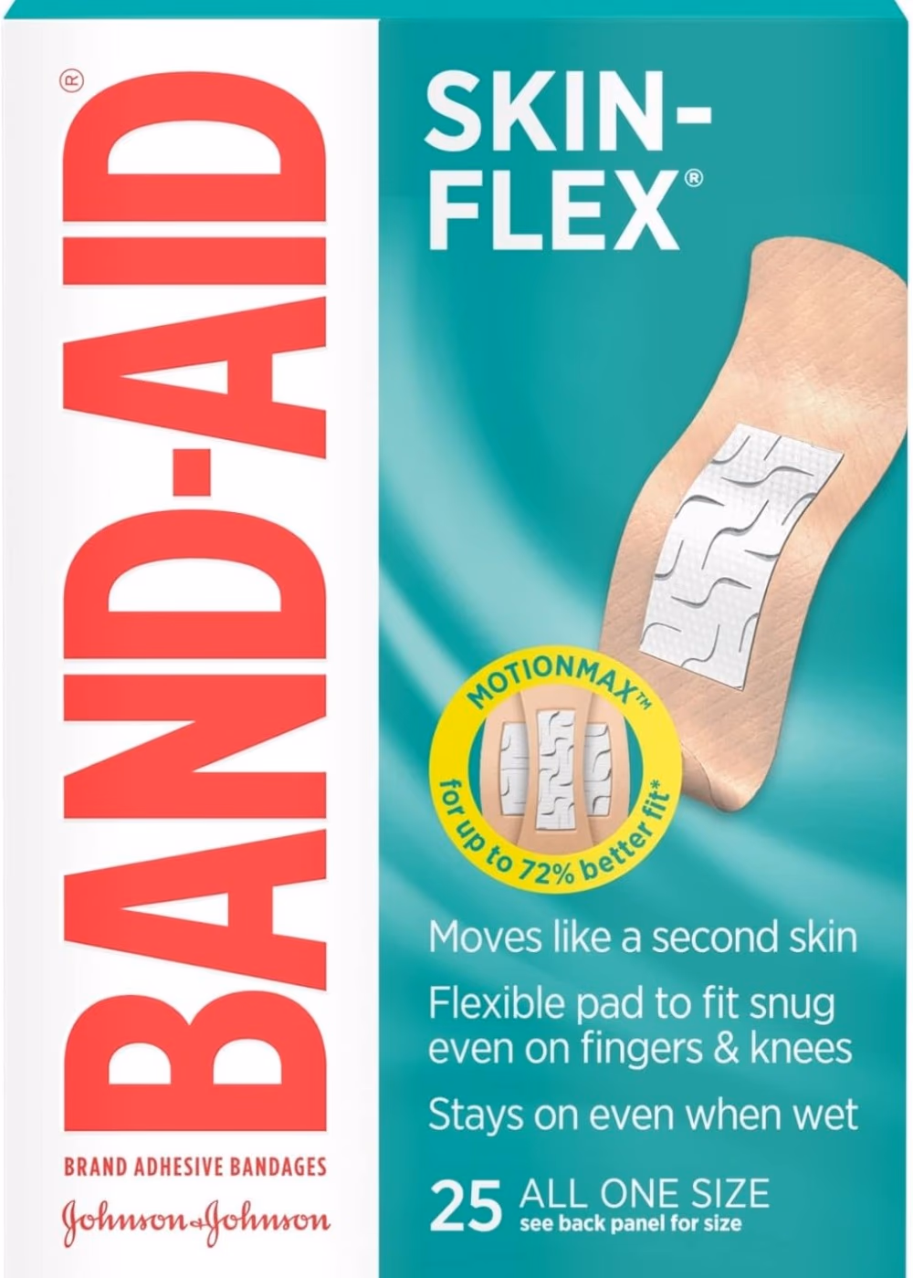 Johnson and Johnson Skin Flex Band Aid 25 Pcs