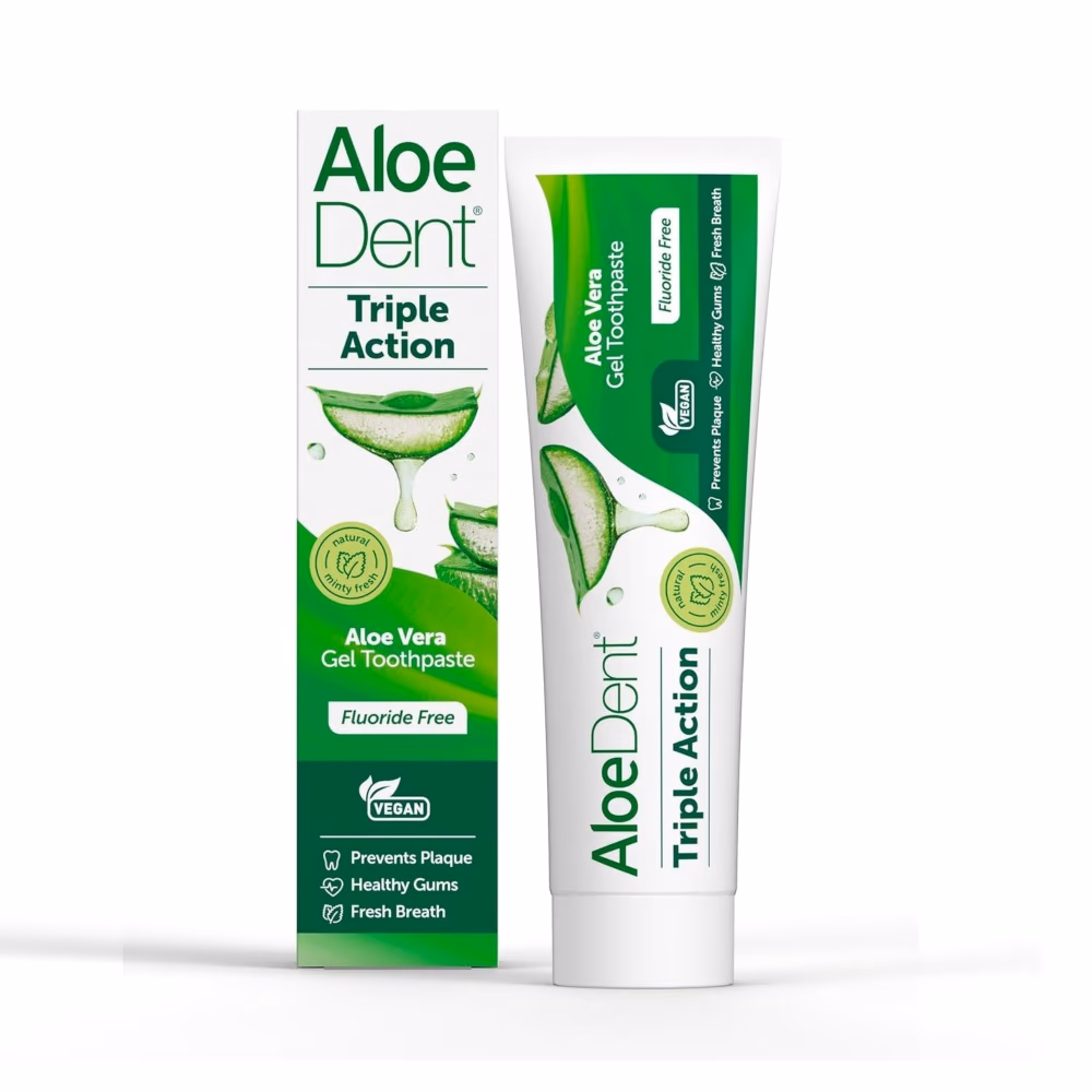 AloeDent Aloe Vera Triple Action Toothpaste 50ml