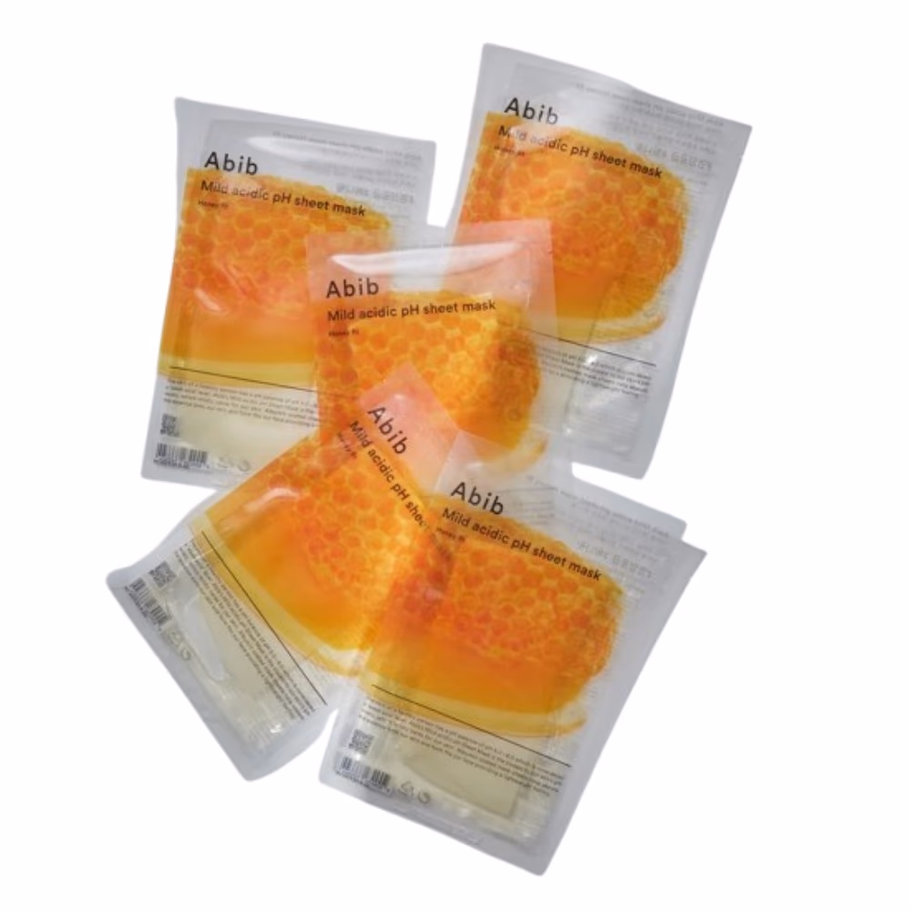 Abib Mild Acidic PH Honey Sheet Mask 5s