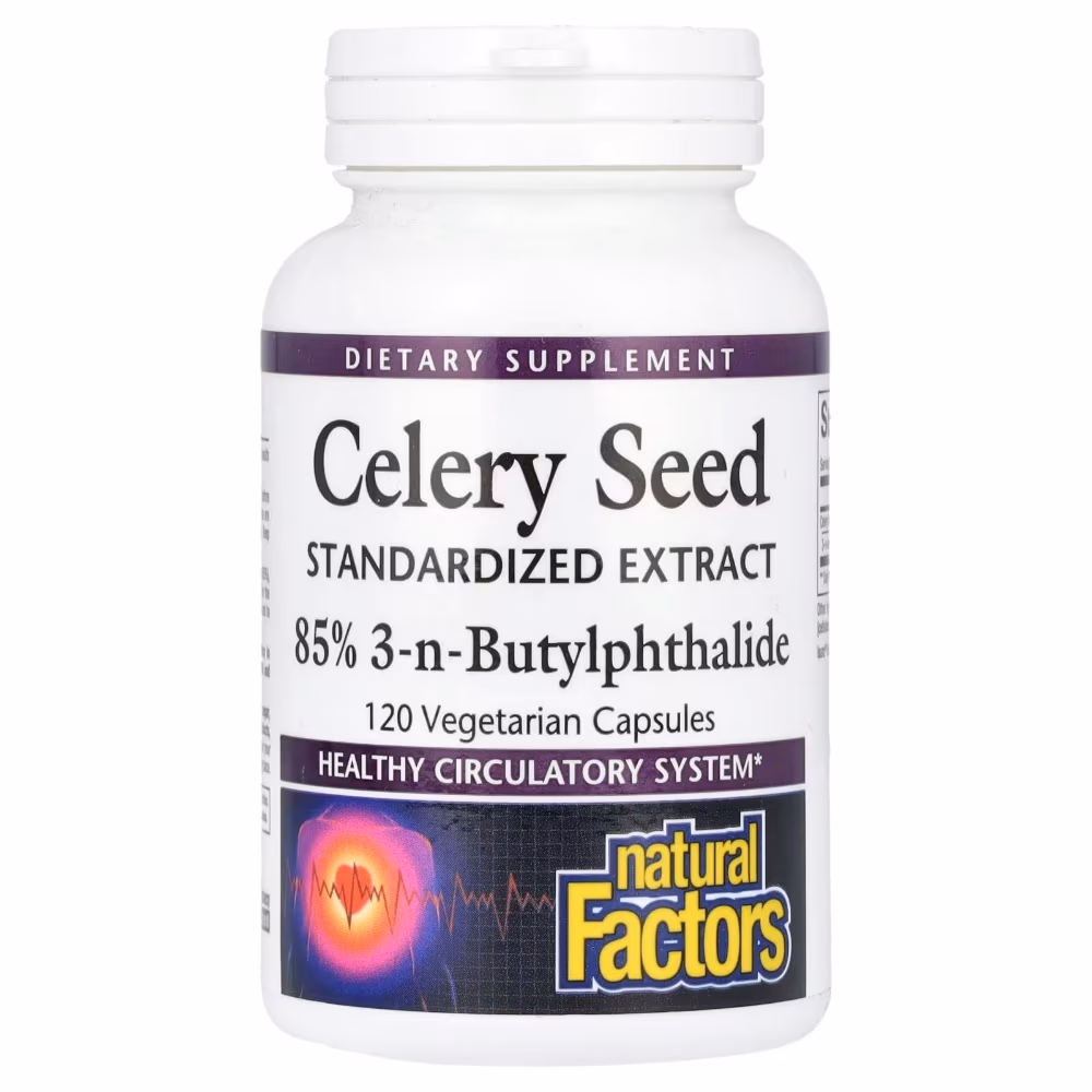 Natural Factors Celery Seed 120 Capsules