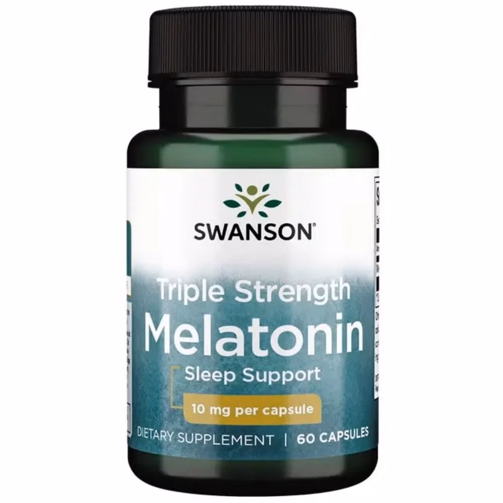 Swanson Triple Strength Melatonin- 60 Capsules