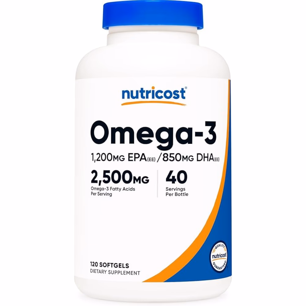 Nutricost Omega-3 2500mg-120 Softgels 1