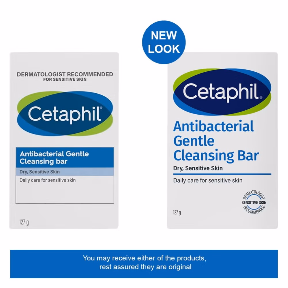 Cetaphil Antibacterial Gentle Cleansing Bar 127gm 5