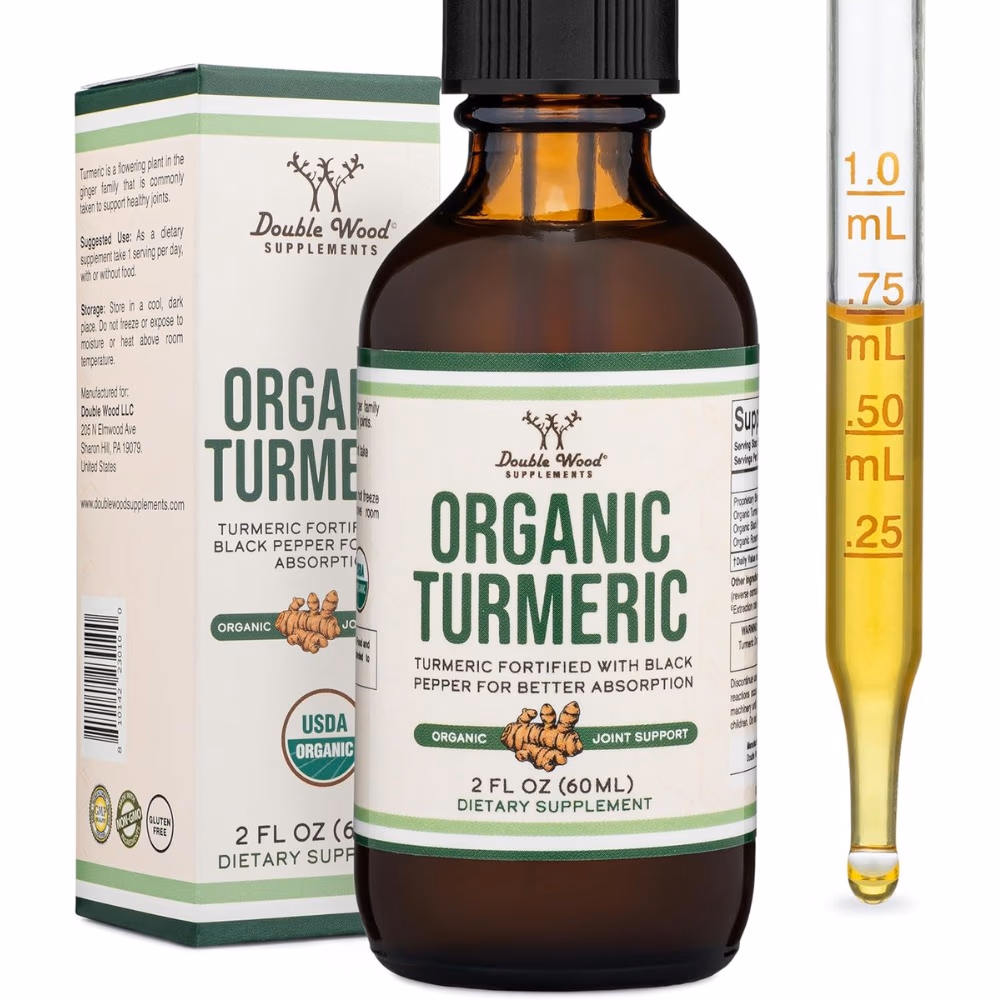 Double Wood Organic Turmeric Liquid Extract 60ml