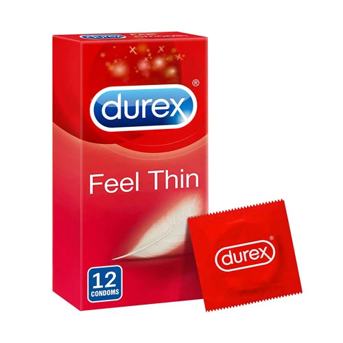 Durex Feel Thin Condoms - Pack of 12 1