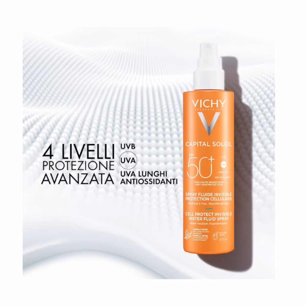 Vichy Capital Soleil SPF50+ Cell Protection Fluid Spray 200ml 3
