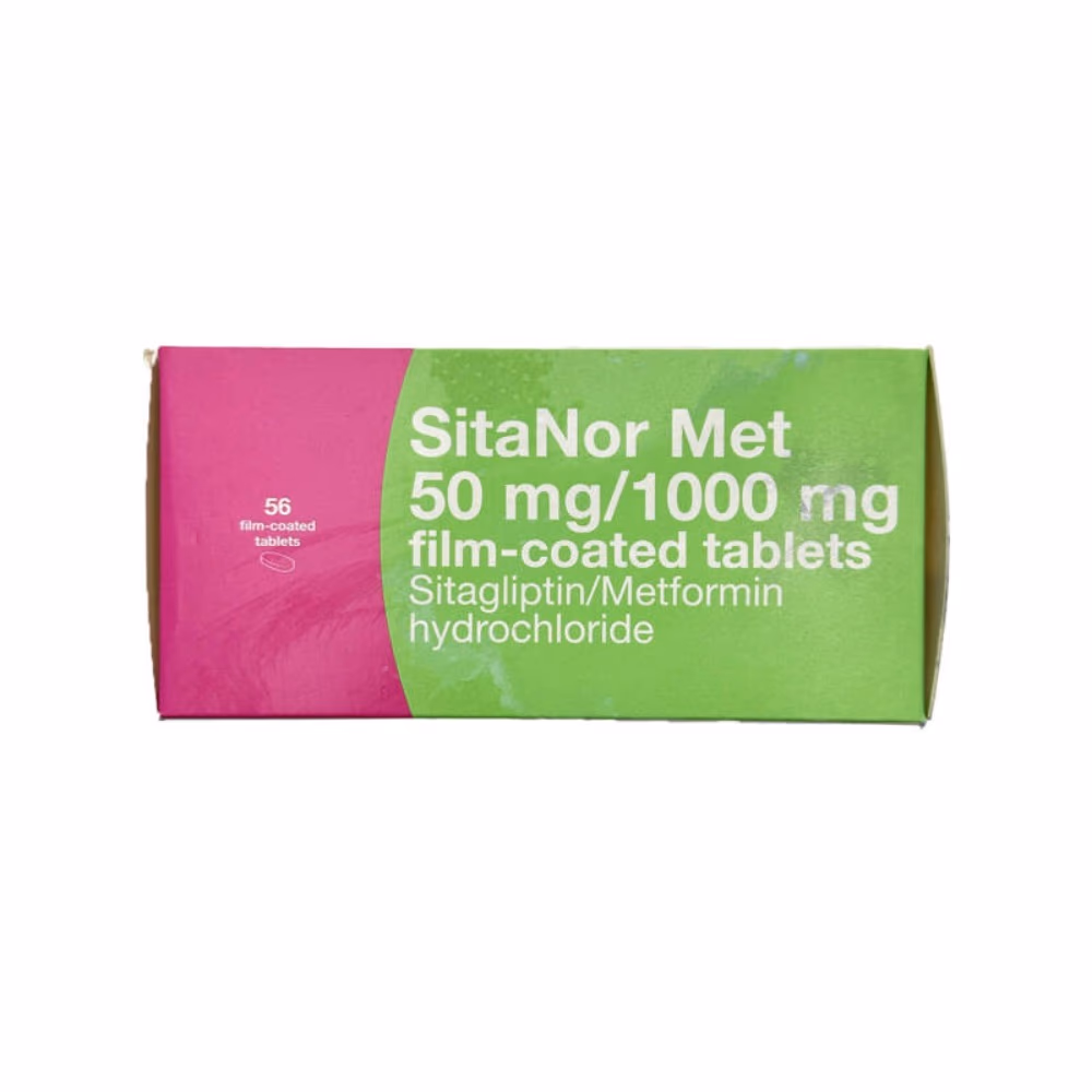 Sitanor Met 50MG/1000MG Tab 56S 1