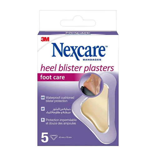 3M Nexcare Heel Blister Bandages - One Size - 5 Bandages 1