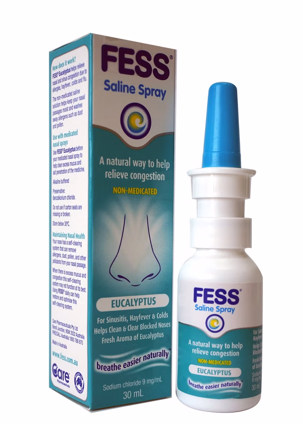 Fess Eucalyptus Saline Spray 30 ml 3