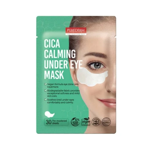 Purederm Cica Calming Under Eye Mask 30 Sheets