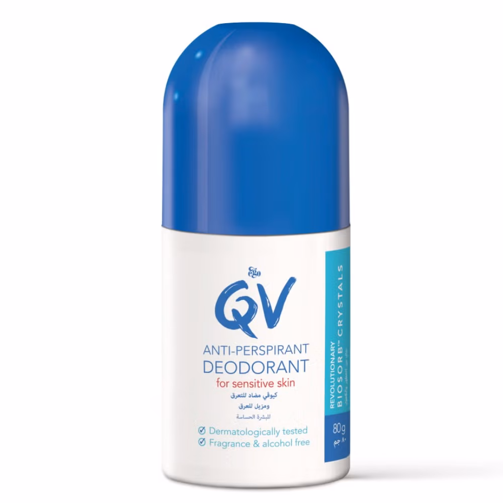 Qv Antiperspirant Deo Roll On Sensitive Skin 80g