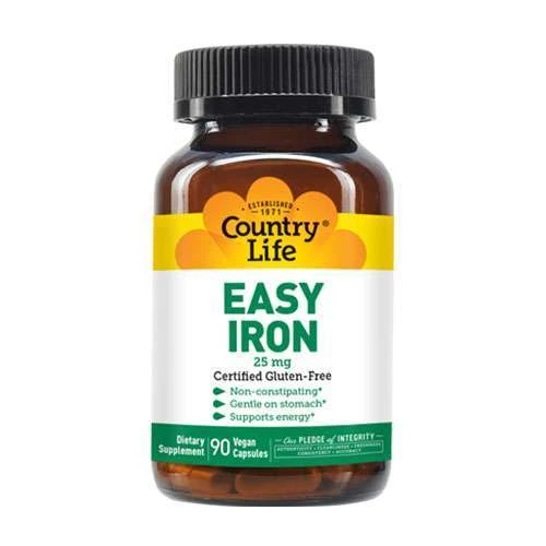 Country Life Easy Iron 25mg 90 Capsules 1