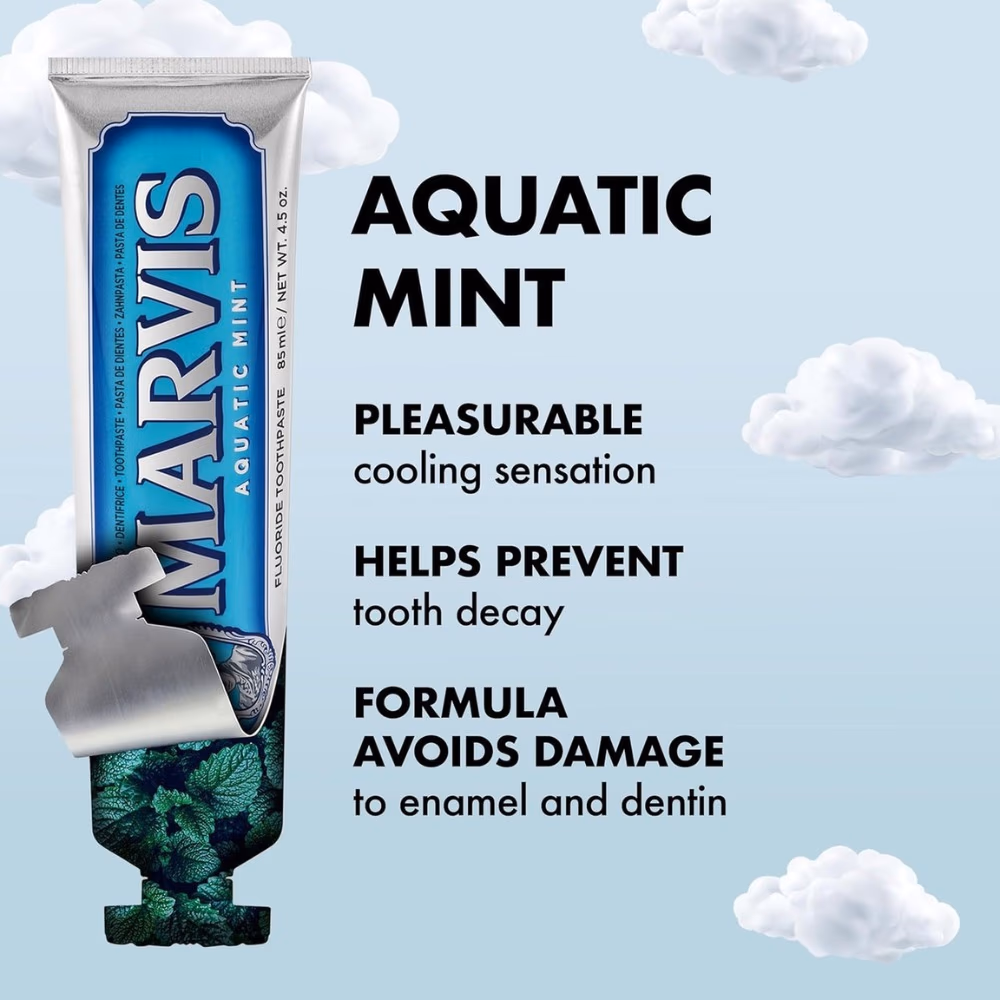 Marvis Tooth Paste Aquatic Mint 75ml 5