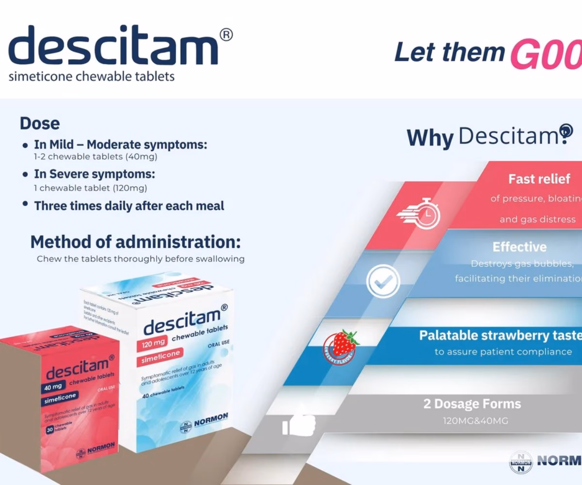 Descitam 120Mg Chewable Tablets 40S 4