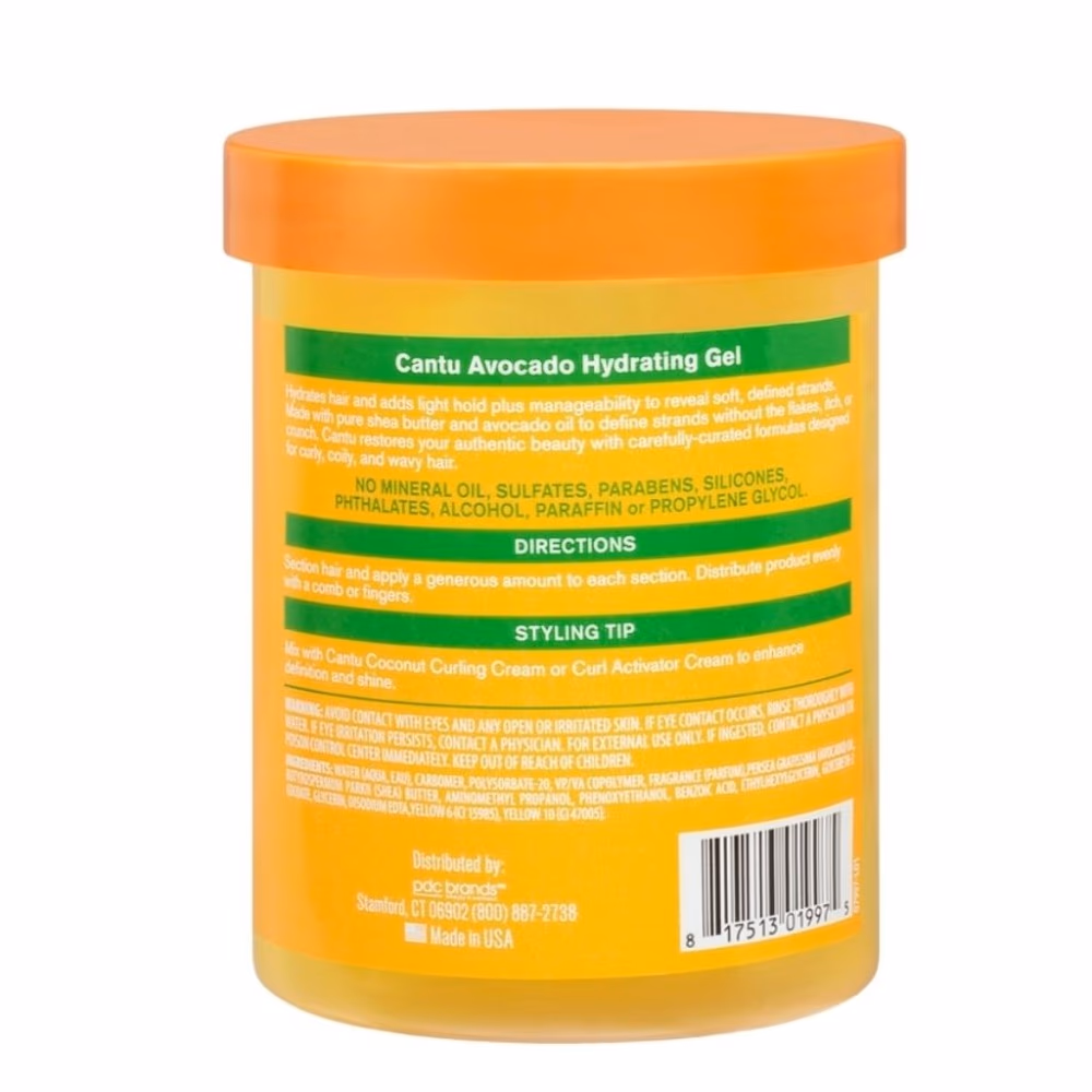 Cantu Avocado Hydrating Gel 524gm 4