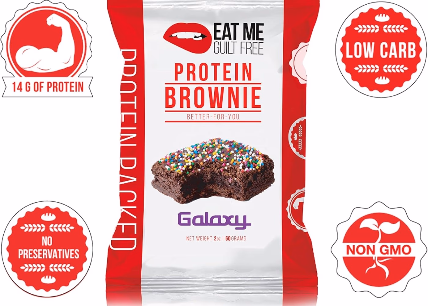Eat Me Protein Brownie Galaxy 55gm 4