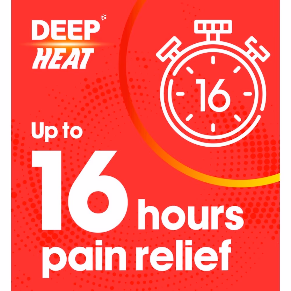 Deep Heat Patch - Pack of 4 5