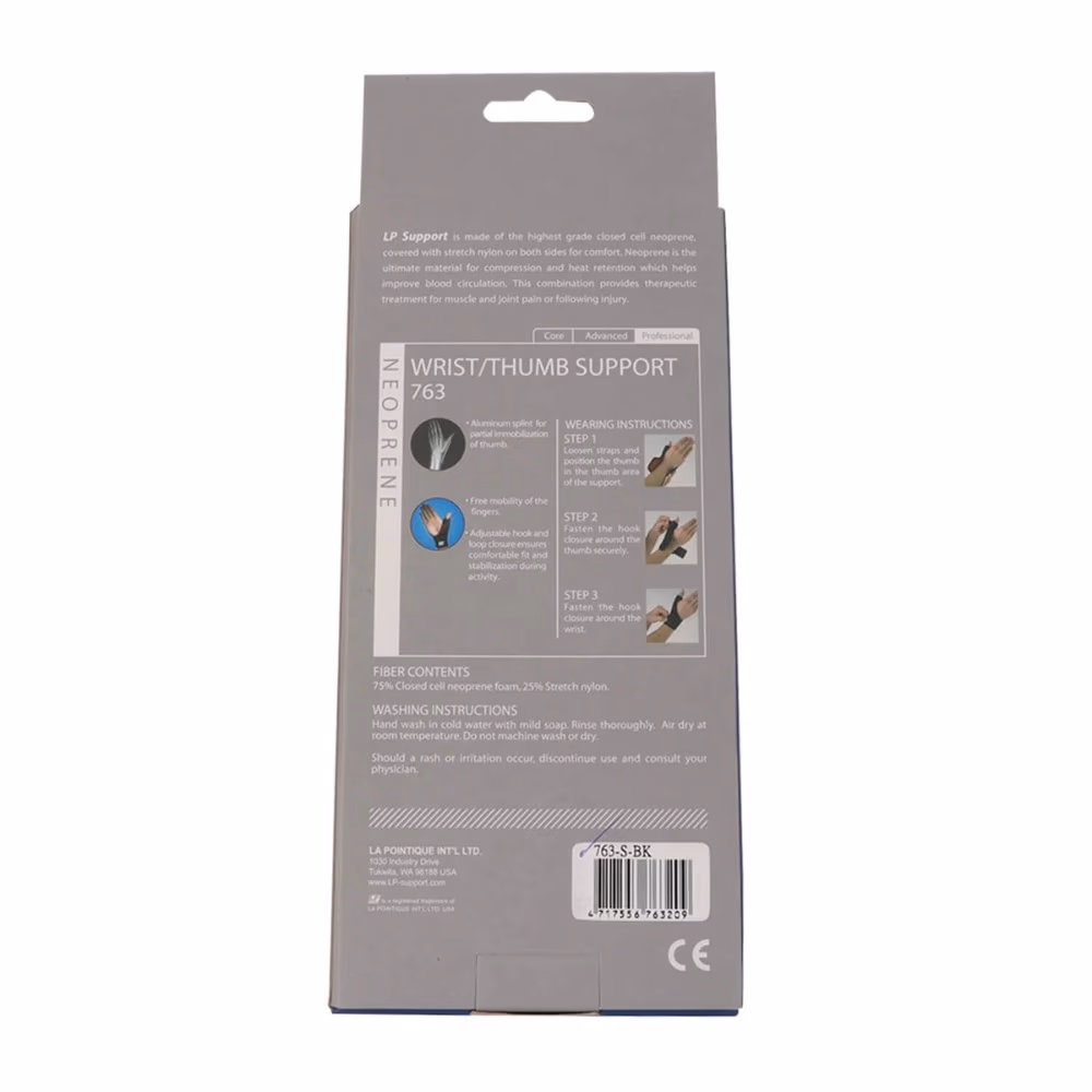 LP 763 Wrist and Thumb Support – Medium Size for Comfort, Protection & Healing 2